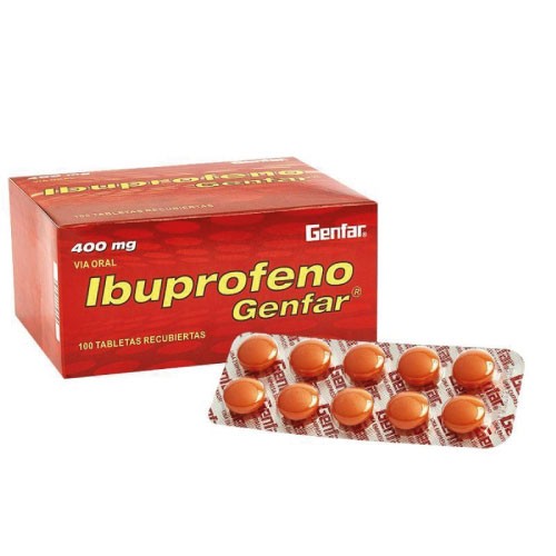 IBUPROFENO 400 MG CAJA*100